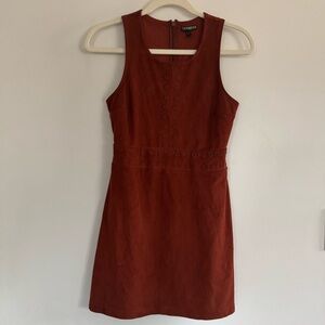 Express Sheath Mini Dress Sleeveless Scoop Neck Size 2 Grunge